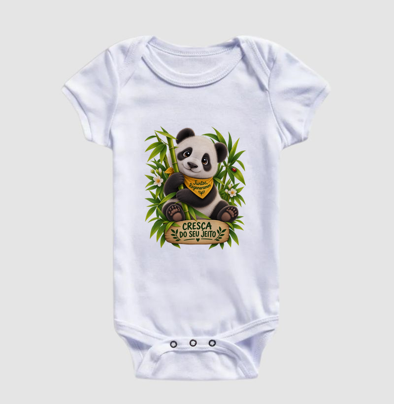 Body Infantil - Panda