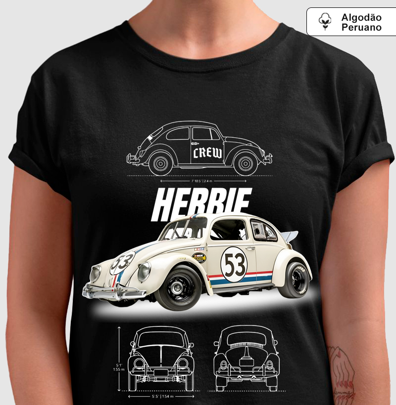 Camiseta Algodão Peruano - Herbie