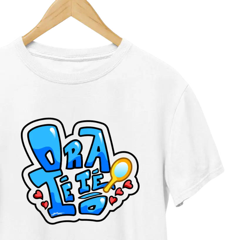 ORA IÊ IÊ Ô GRAFITTI azul