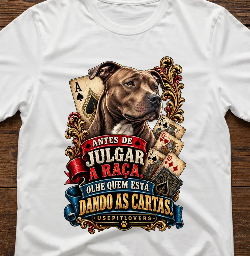 ANTES DE JULGAR A RAÇA, OLHE QUEM ESTÁ DANDO AS CARTAS.