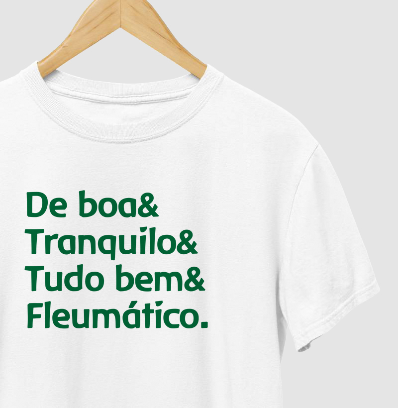 De boa, tranquilo, tudo bem e fleumático