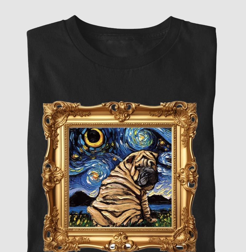 Sharpei no Quadro - Mini