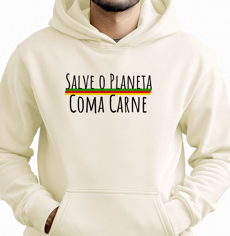 Moletom Salve o Planeta (com capuz)