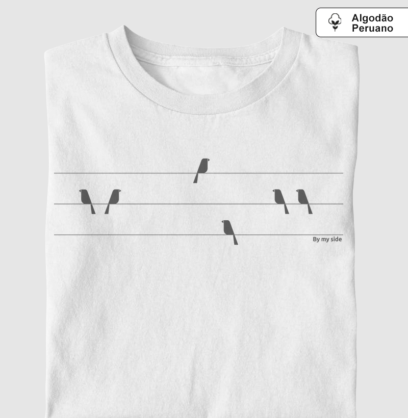 Sinfonia de Pássaros - Algodão Peruano