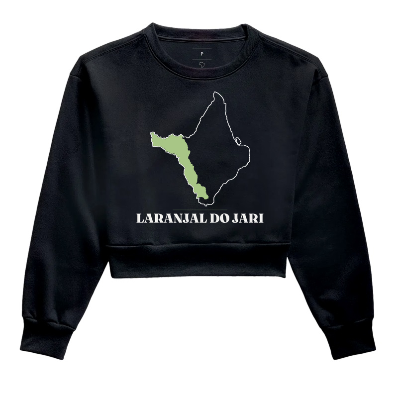 Laranjal do Jari | Traço AP - Cropped Moletom