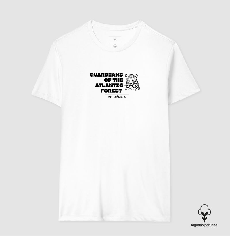 Camiseta tribo Animális - Onça Pintada Algodão Peruano