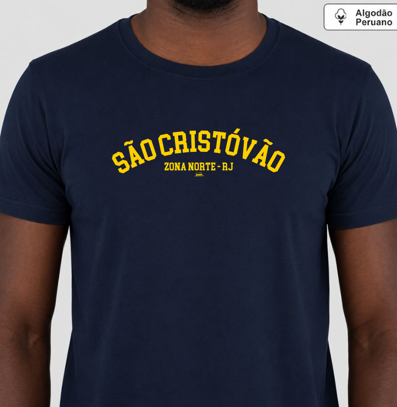 São Cristóvão - Camiseta Algodão Peruano