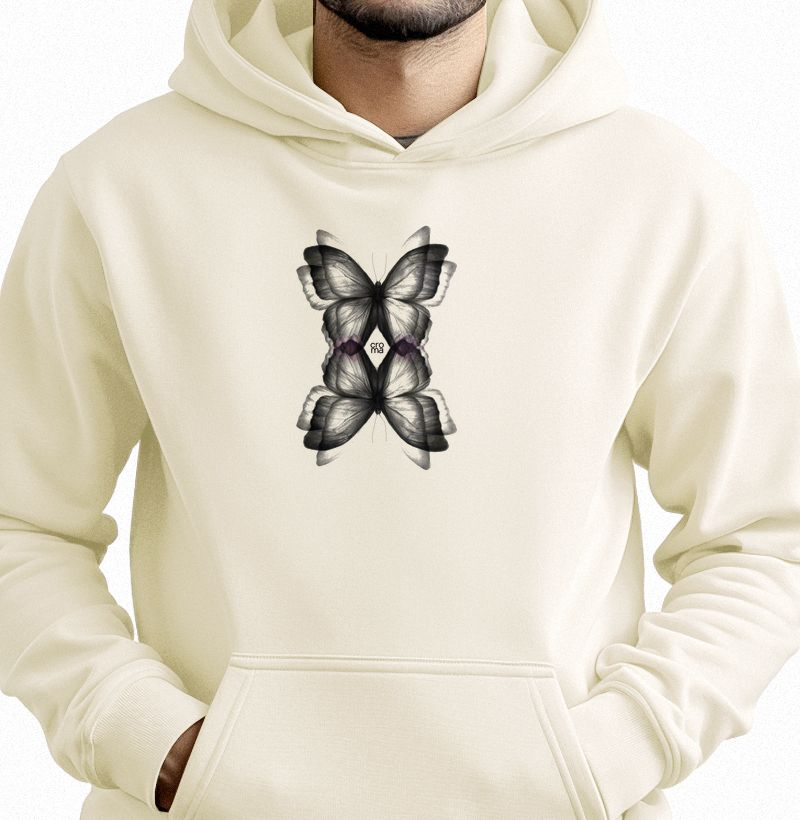 Moletom Hoodie Borboletas Raio-x