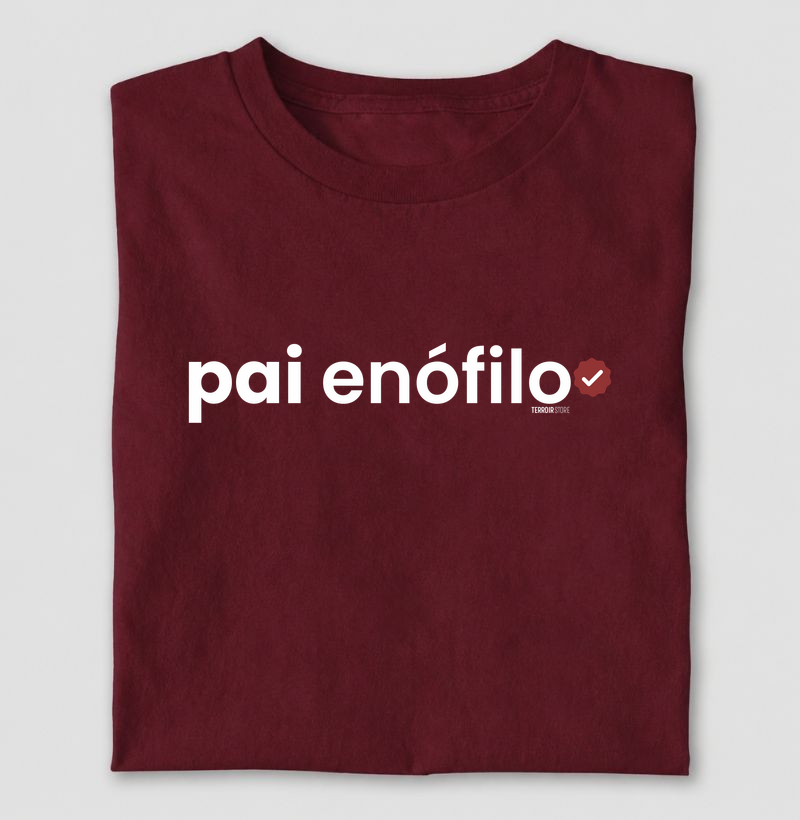 Camiseta Vinho - Pai Enófilo