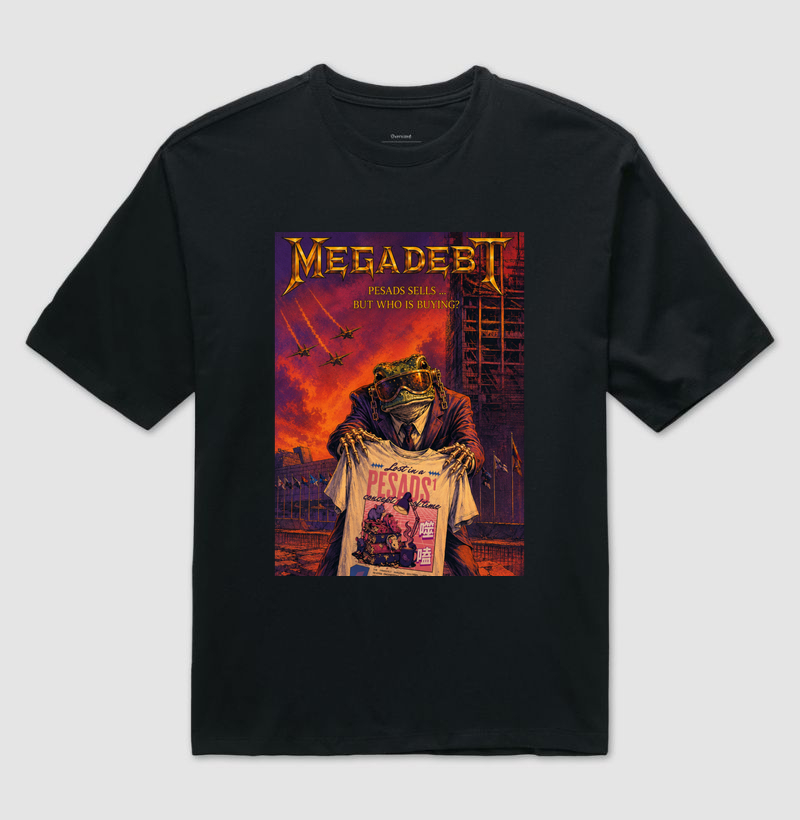 MegadebT - Camiseta Oversized