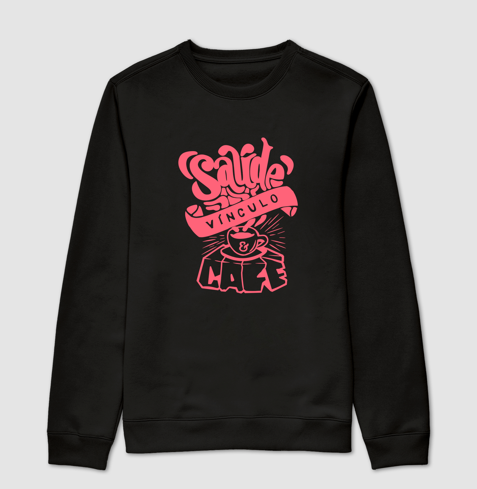 Moletom Suéter - MFC: Saúde, Vínculo & Café