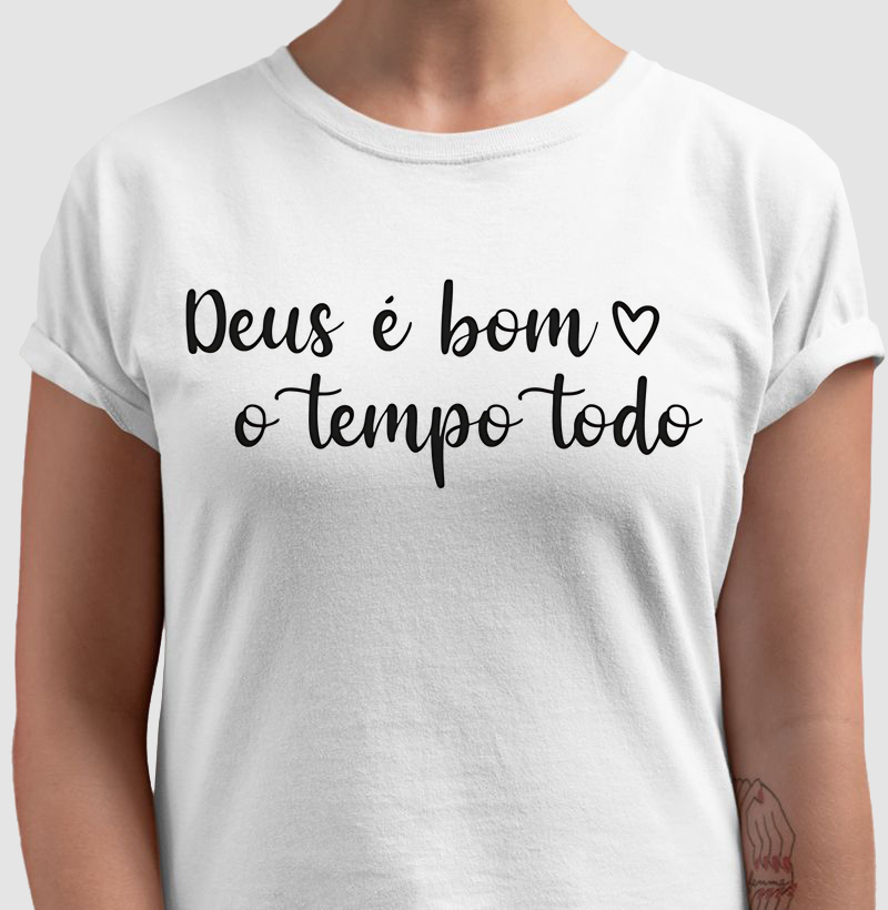Camisa Deus é bom