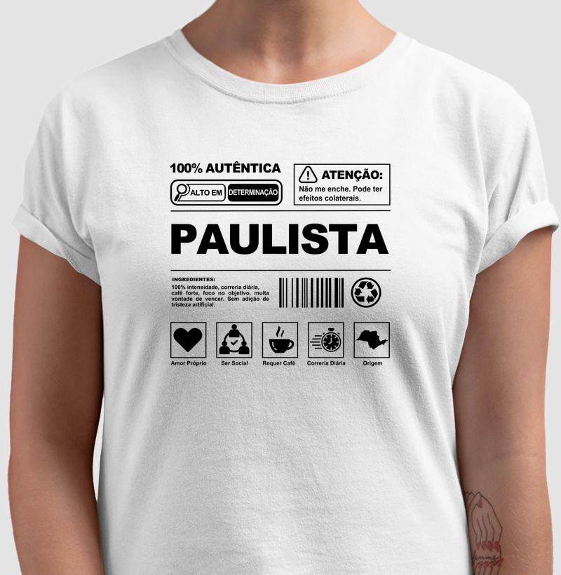 Paulista | Rótulo (Feminino)