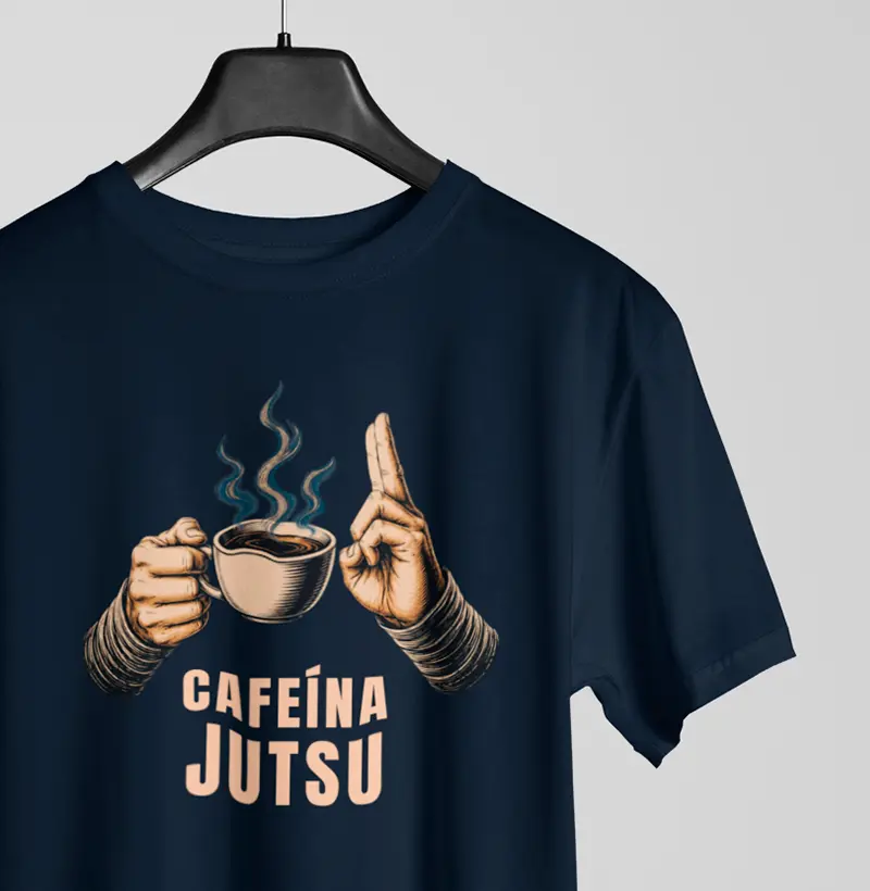 Camiseta - "Cafeína Jutsu"