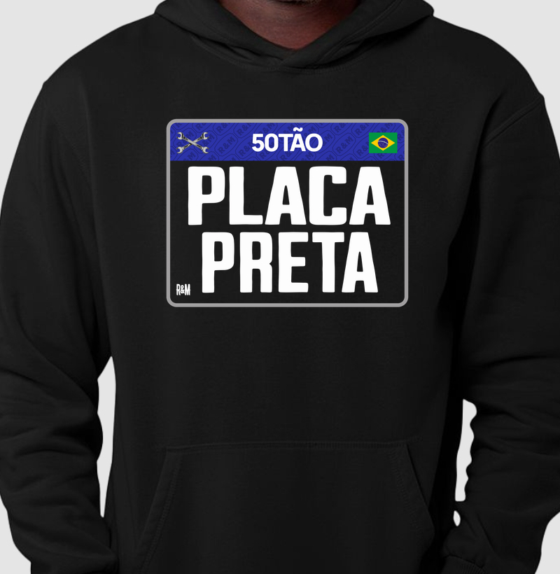 50tão Placa Preta