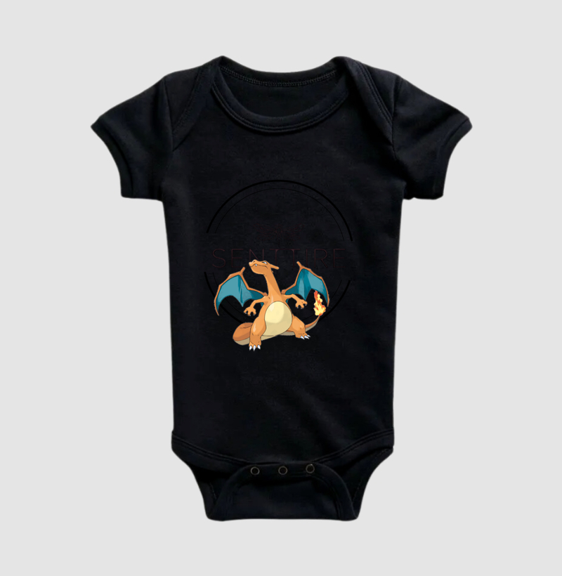 Camiseta Charizard Senttire Edition - Body Infantil