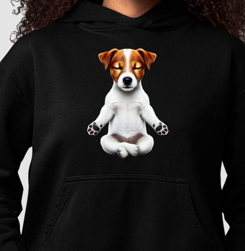 Jack Russell Meditando