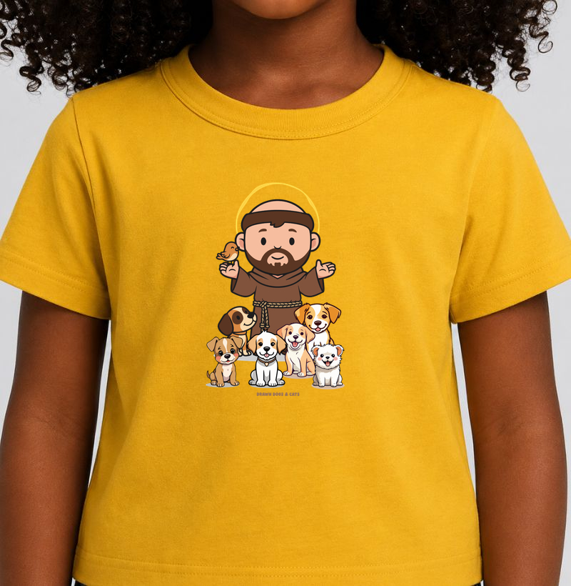 São Francisco e cachorrinhos