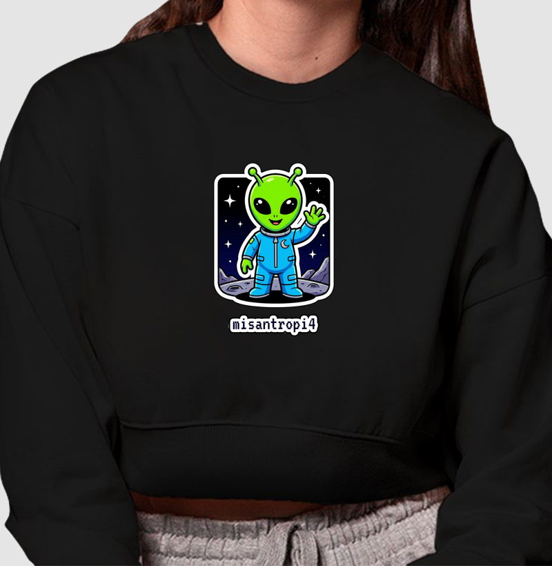 Cropped Moletom Misantropi4