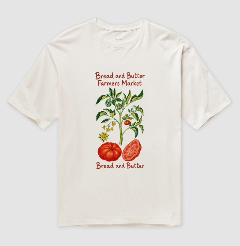Camiseta Oversized Farmers Market
