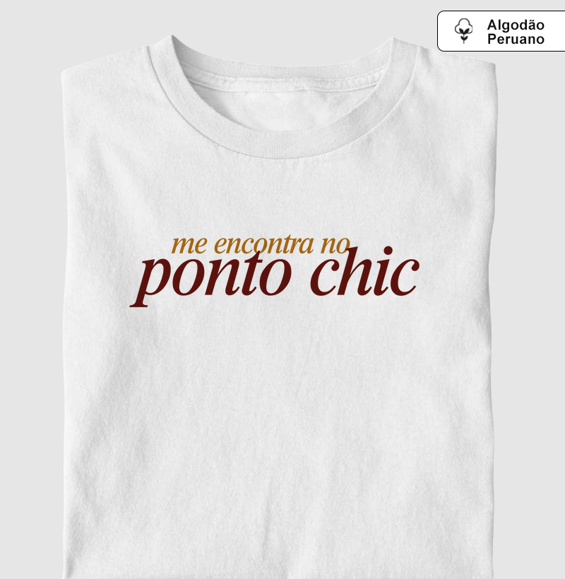 Algodão Peruano - Me encontra no Ponto Chic