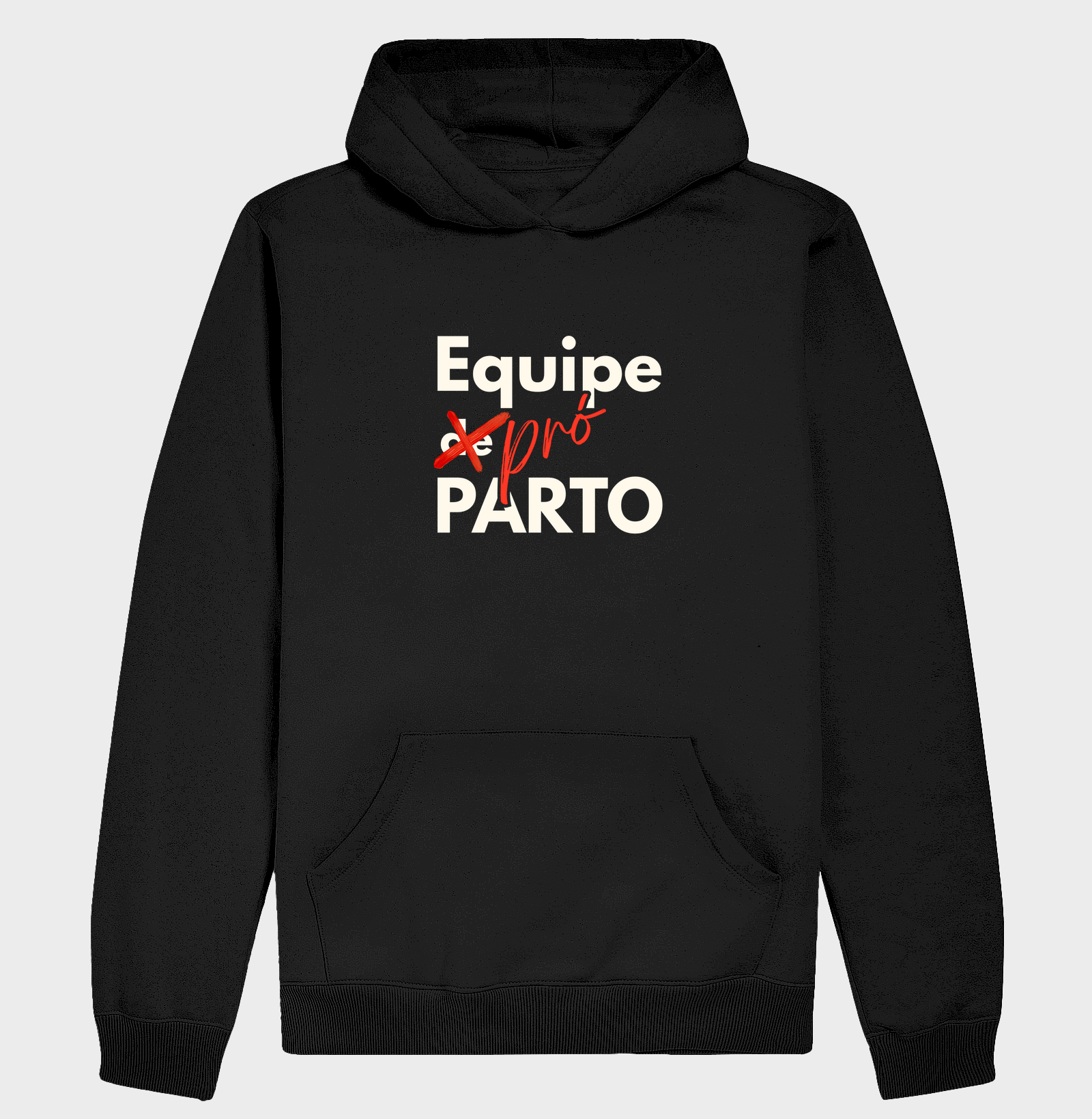 Equipe PRÓ PARTO Hoodie Slim - Veste Quem Defende