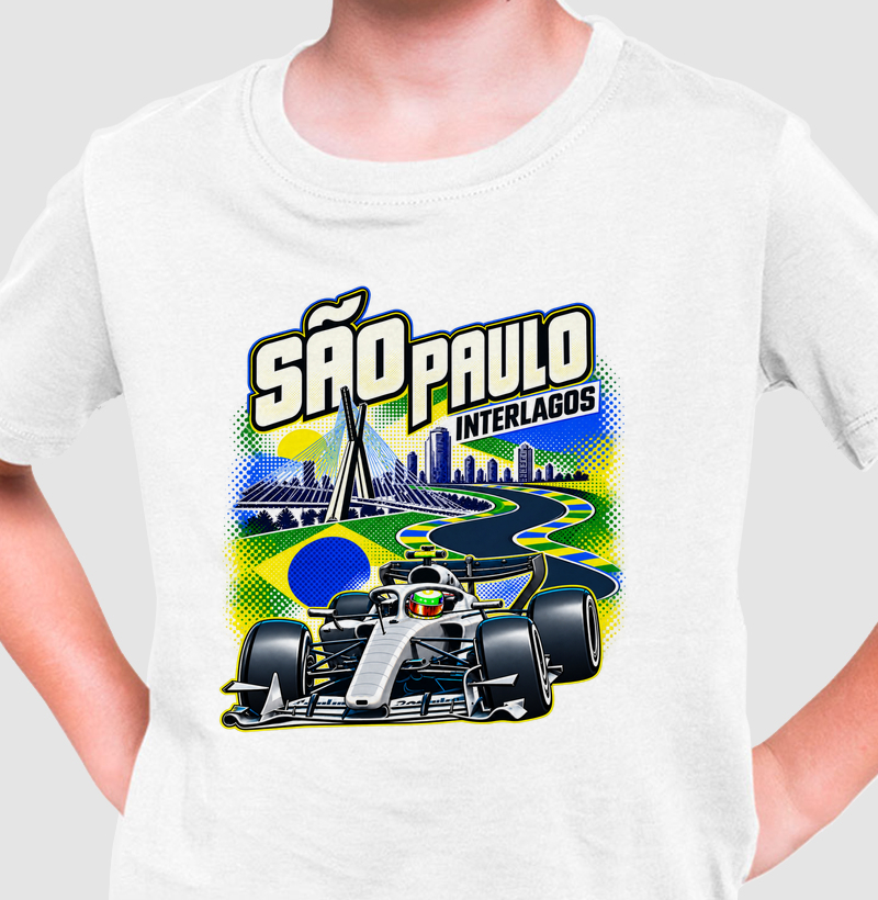 Cidade da Velocidade - Camiseta Infantil