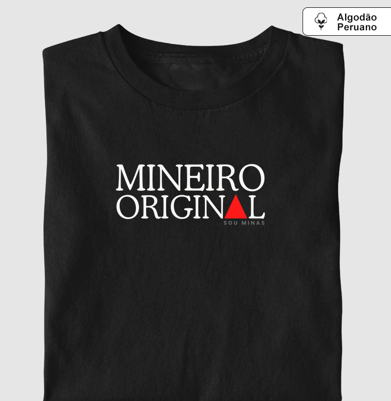 Camiseta Mineiro Original | Autêntico de Minas - Algodão peruano