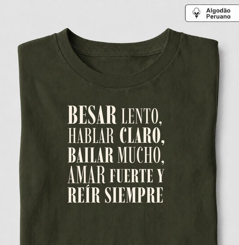 bejar lento, reír siempre