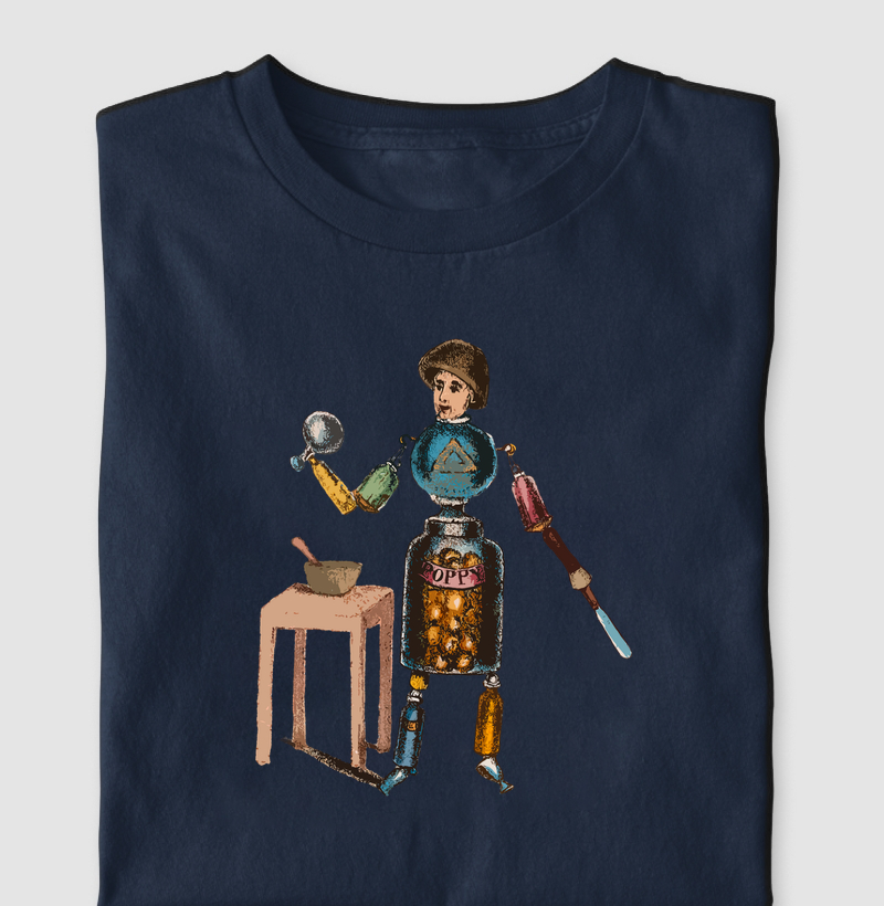Camiseta A arte da química antiga