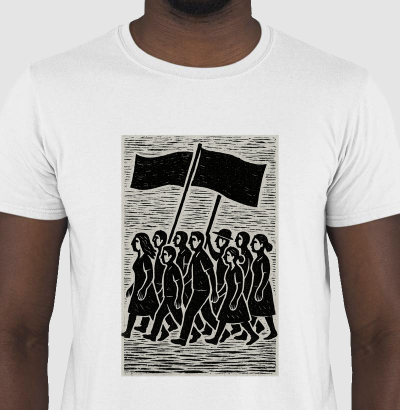 Marcha Popular - Xilogravura