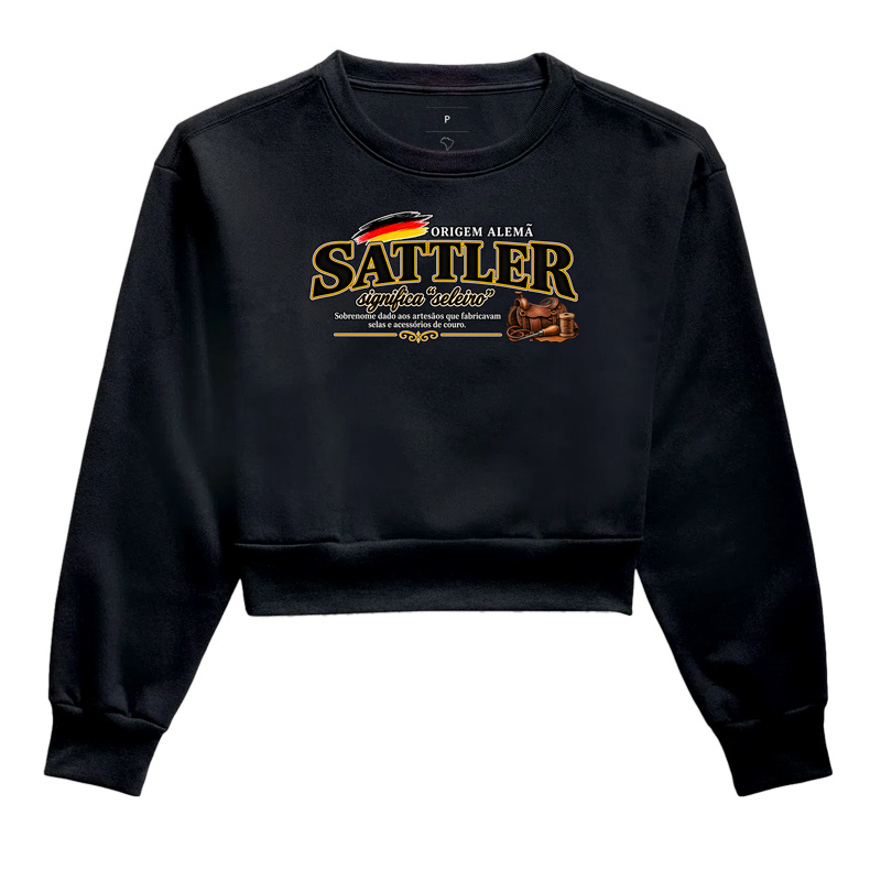Sattler  - Cropped Moletom