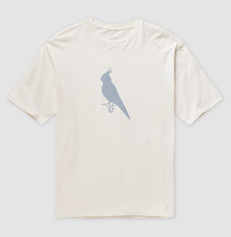 Camiseta Oversized Calopsita Essencial