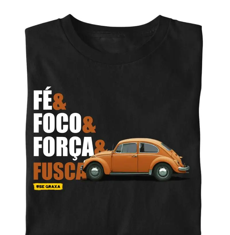 Fé Foco Força Fusca Laranja