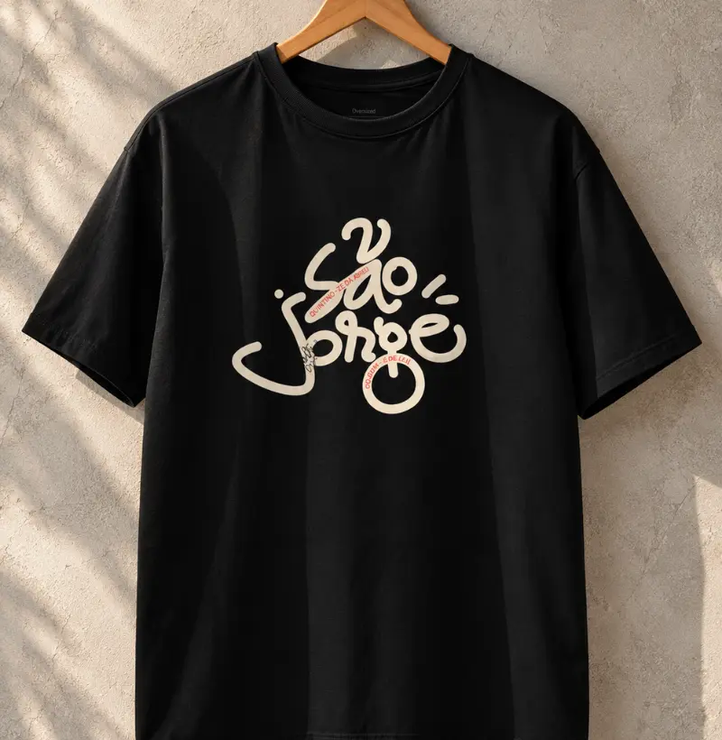 SÃO JORGE  - Camiseta Oversized