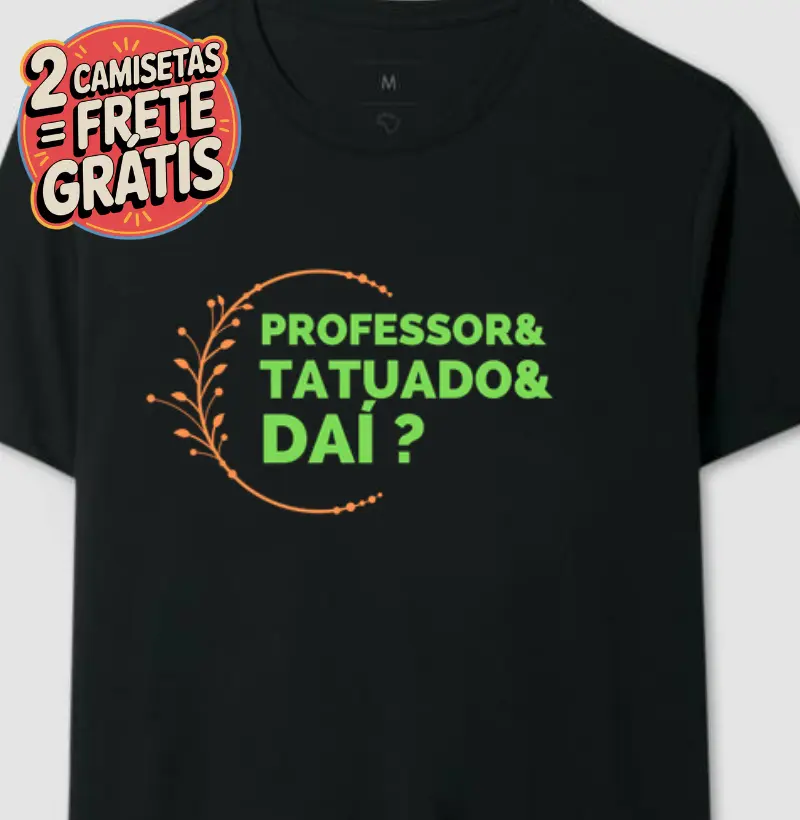 Camiseta Professor Tatuado