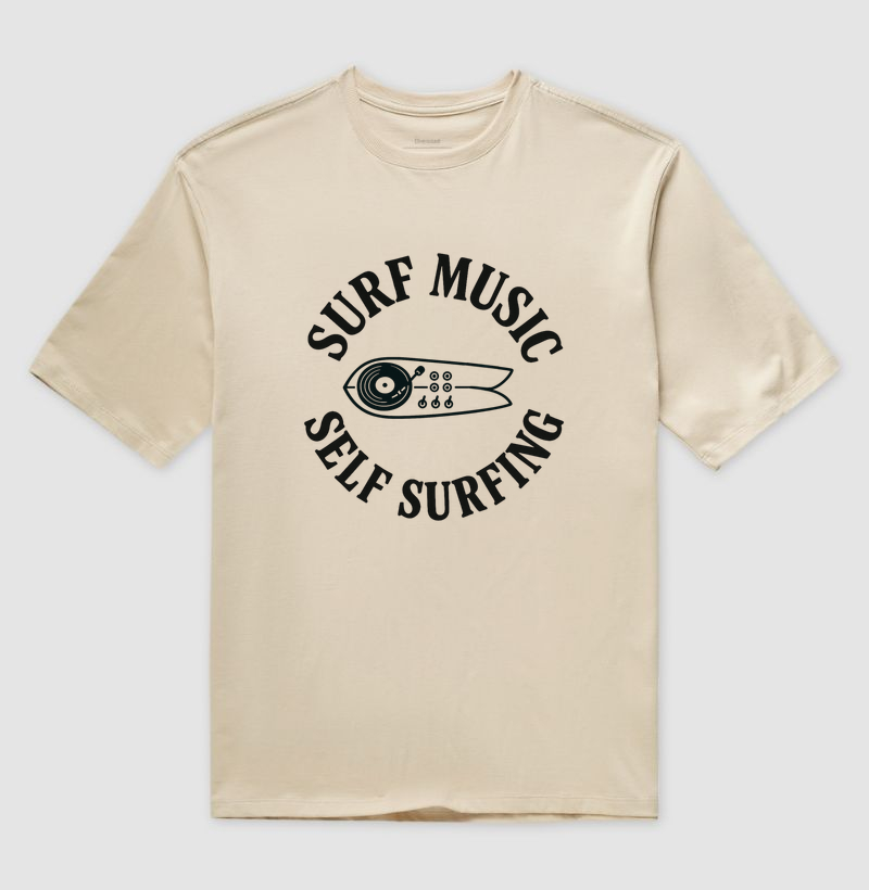 SURF MUSIC - Camiseta Oversized