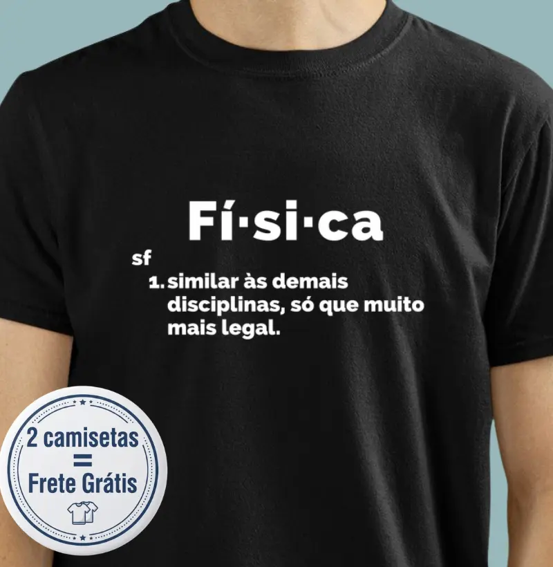 Camiseta Premium Ciências