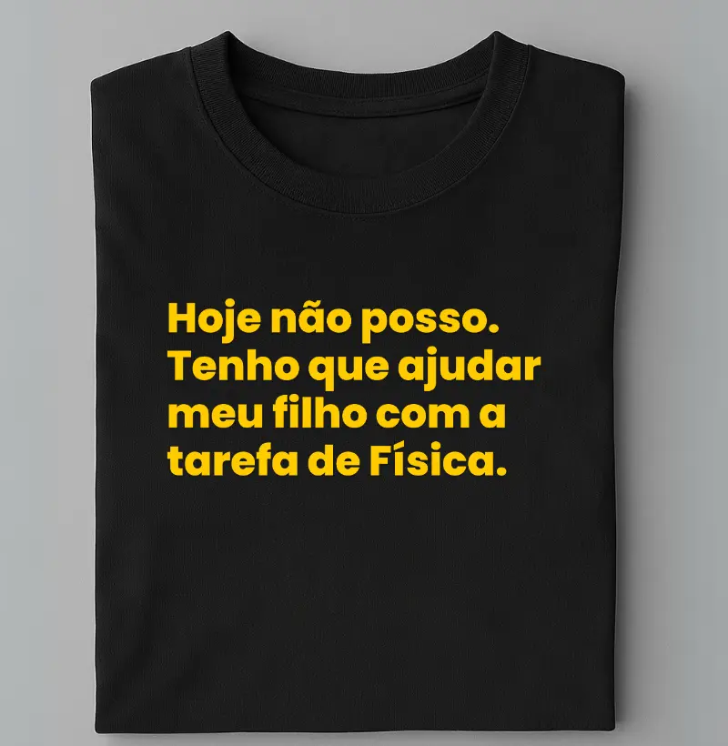 Tenho que ajudar meu filho com a Física
