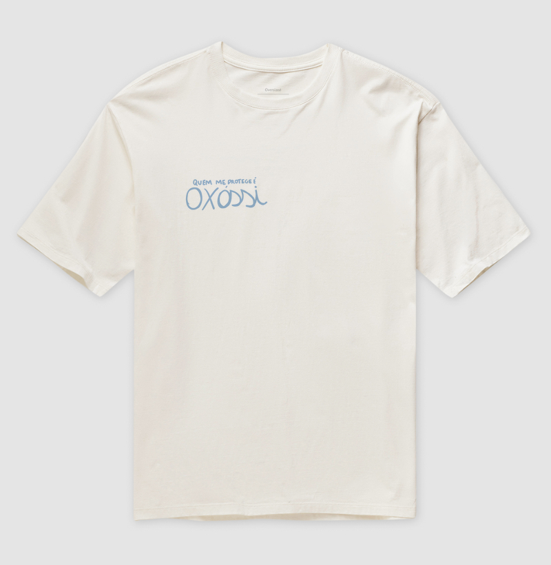 Quem me protege é Oxóssi - Camisa Orixá Oxóssi