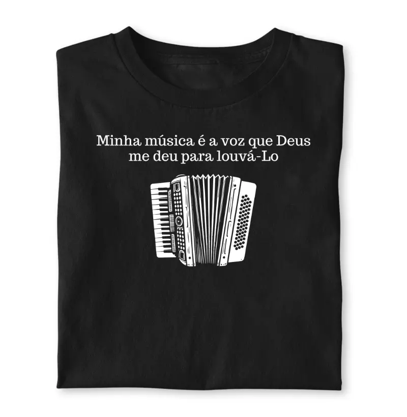 Sanfona - Minha música é a voz que Deus me deu para louvá-Lo