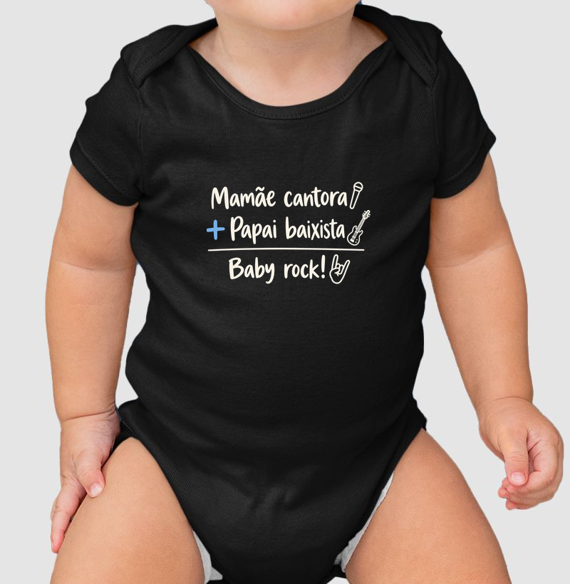 Mamãe Cantora + Papai Baixista = Baby rock