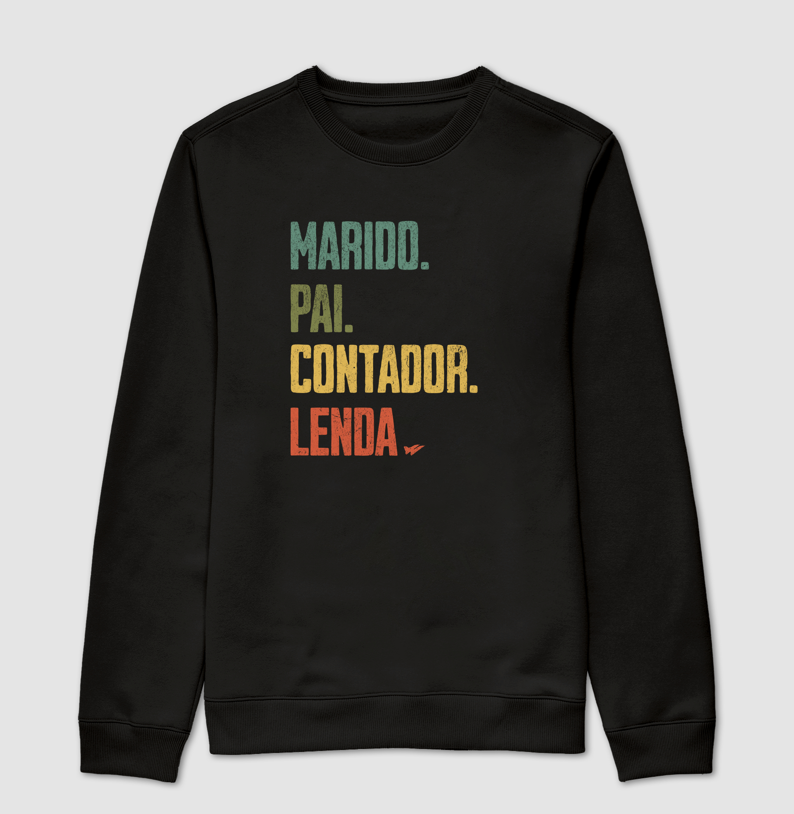 MARIDO. PAI. CONTADOR. LENDA. - Suéter Moletom