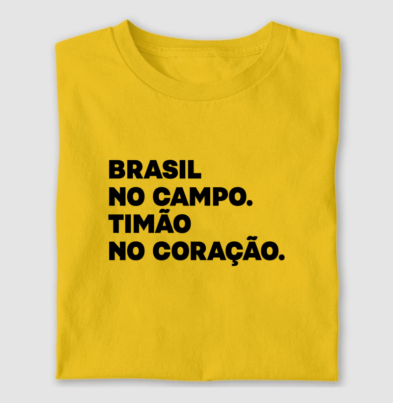 Brasil no campo. Timão no coração.