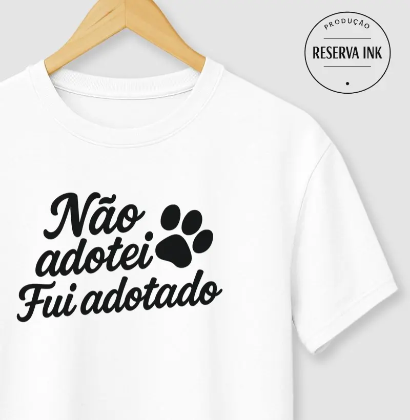 Não adotei, fui adotado