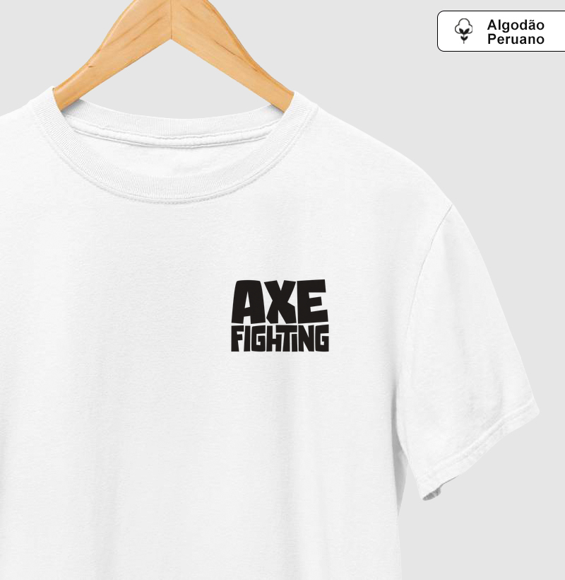 Axe Fighting - Camiseta Algodão Peruano