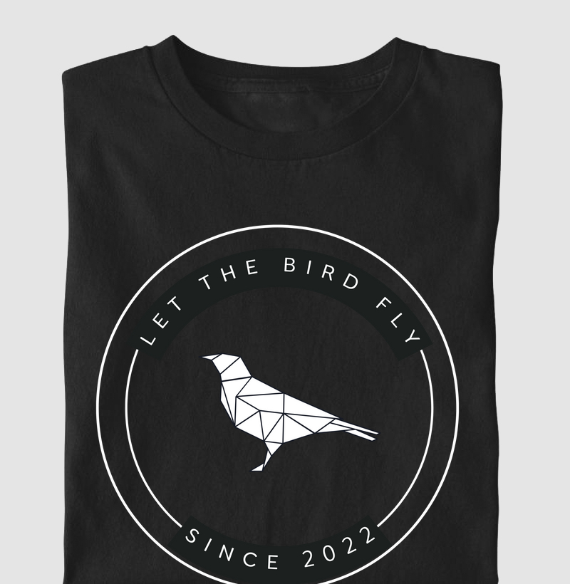 Camiseta Infantil Algodão com Estampa Find Your Wings – Let the Bird Fly – BeJoe