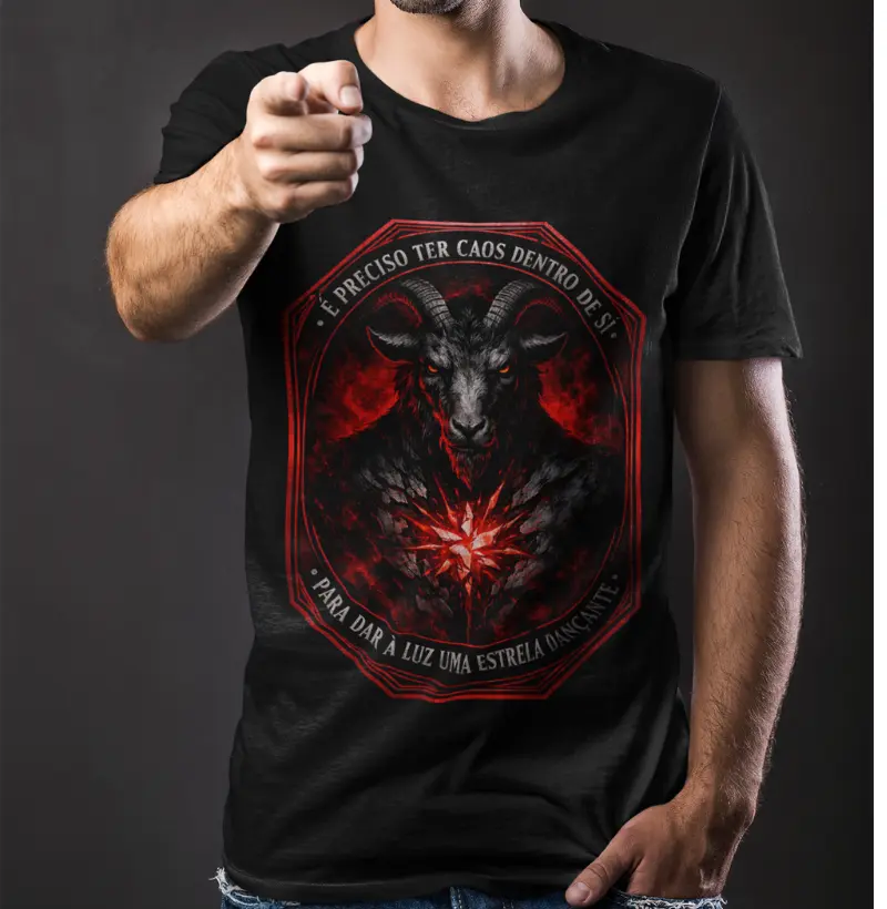 E preciso ter caos dentro de sí.