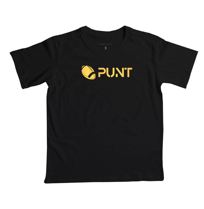 Camiseta infantil Logo PUNT Amarelo