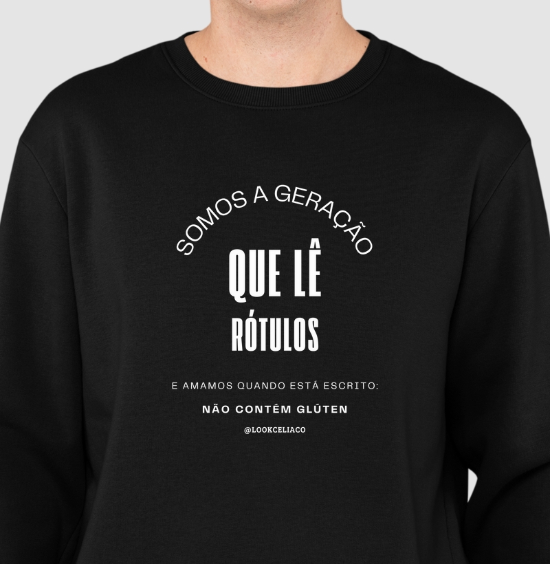 Geração que lê rótulos